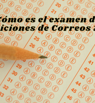 como es el examen oposiciones correos 2022